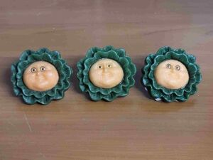 3 Vintage Cabbage Patch Kids Night Light 1980's #A90